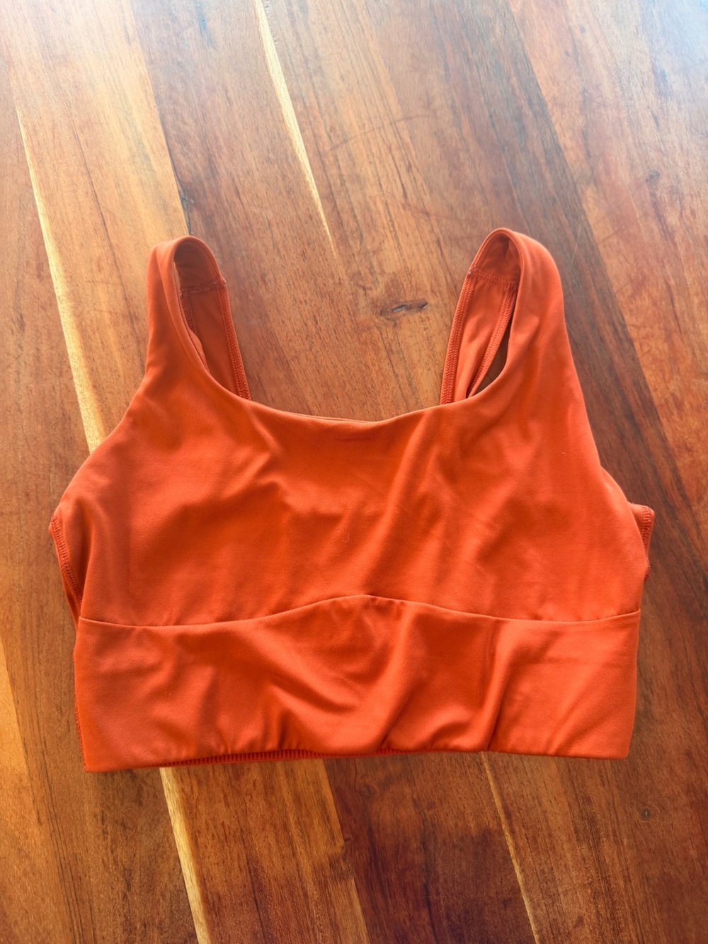 Gymshark Orange Scoop Neck Sports Bra